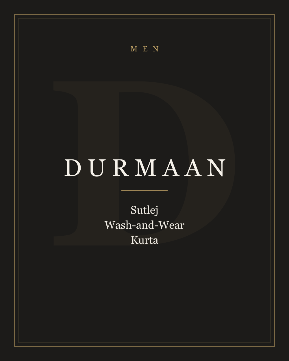 Sutlej Wash-and-Wear Kurta — Men