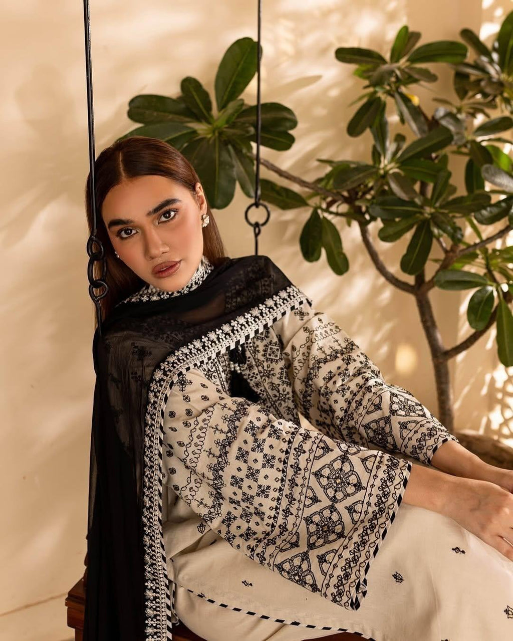 Lemara Bloom – Embroidered  3-Piece Suit