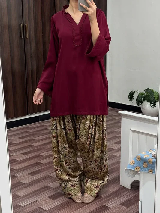 Zehra Silkfall – Digital Farshi 2PC Set