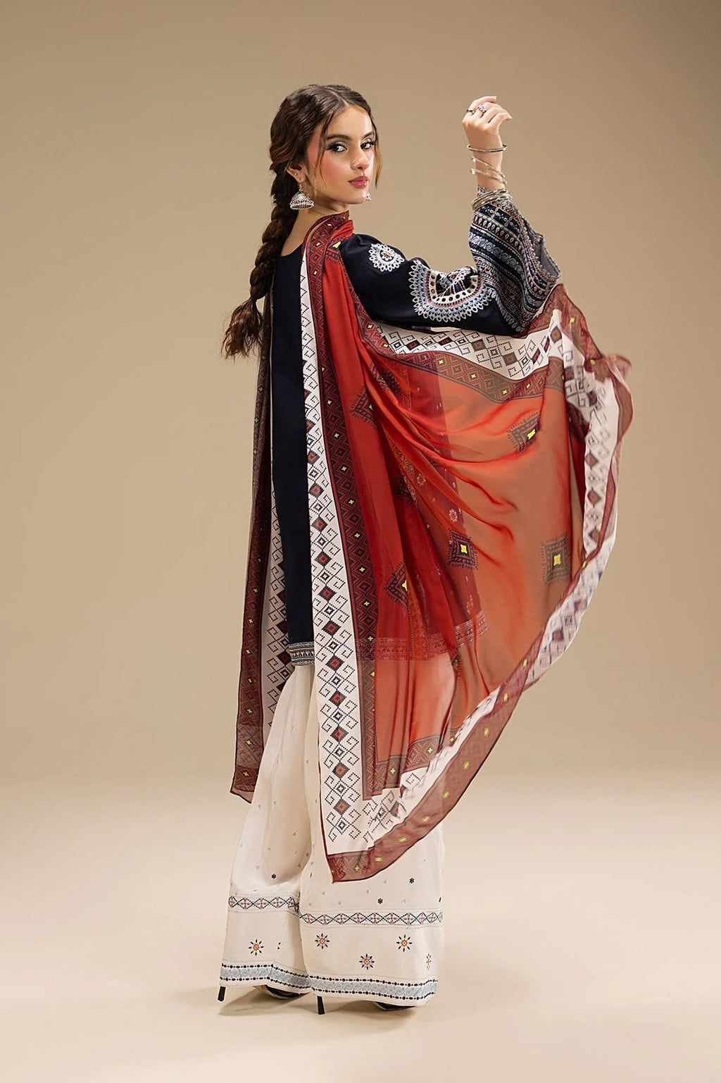 Velora – Cotton 3PC Suit