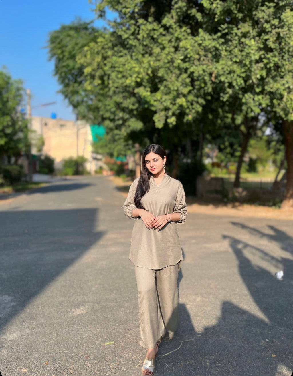 Amel – 2PC Linen Suit