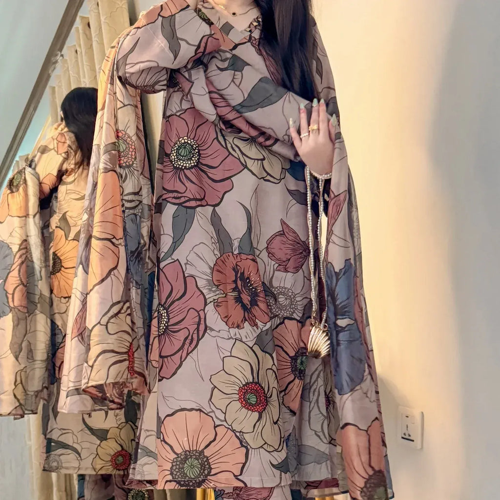 Laleen Skin – Khaddar 3PC Suit