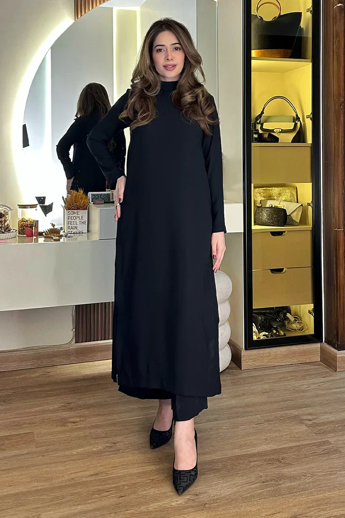 Smart Black Gem Co-Ord (2PC)