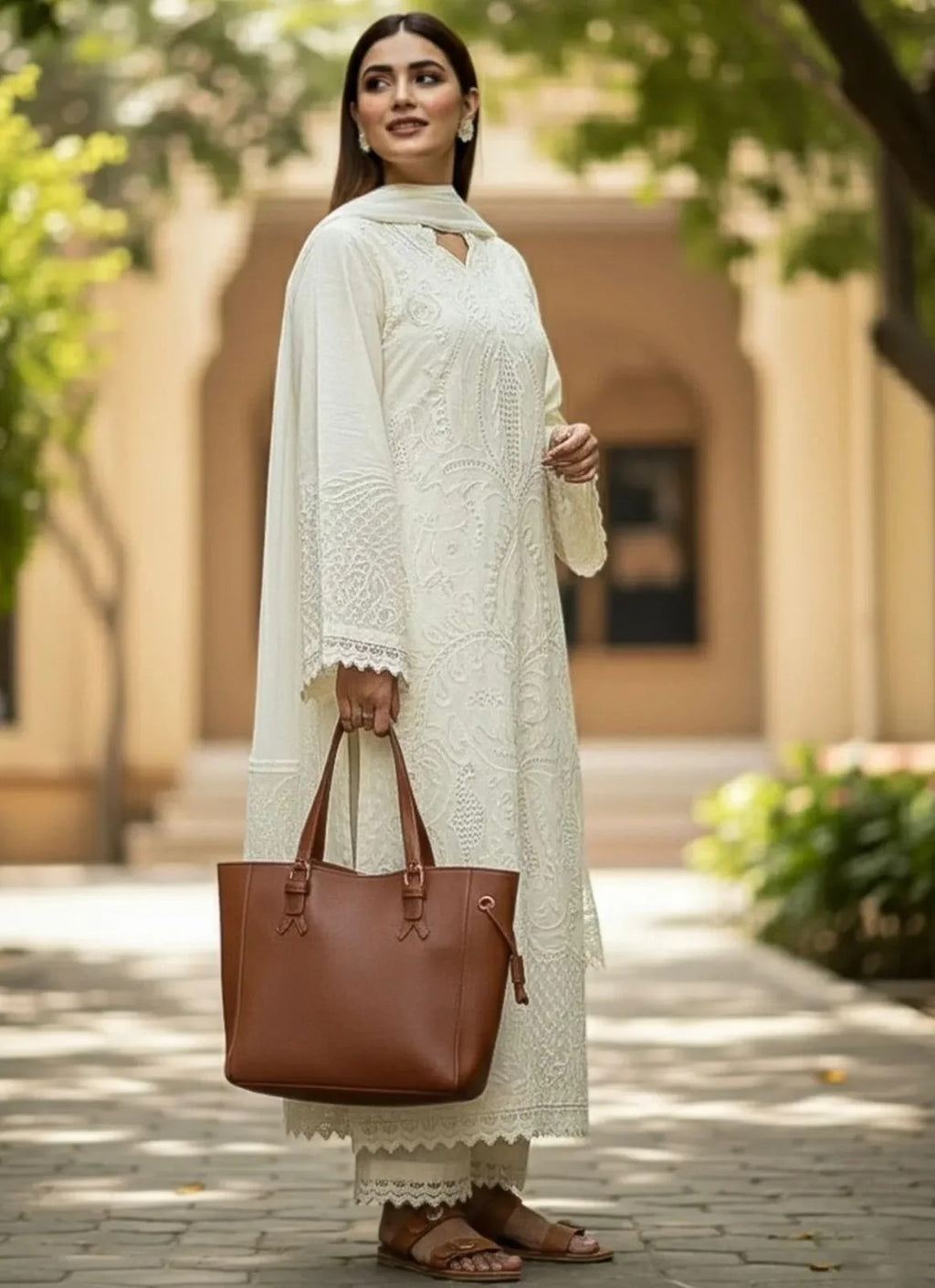 Elara Winter Bloom – 3PC Set