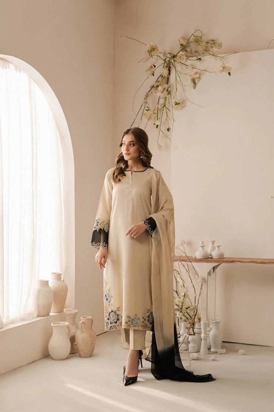 Safoora – Cotton 3PC Suit