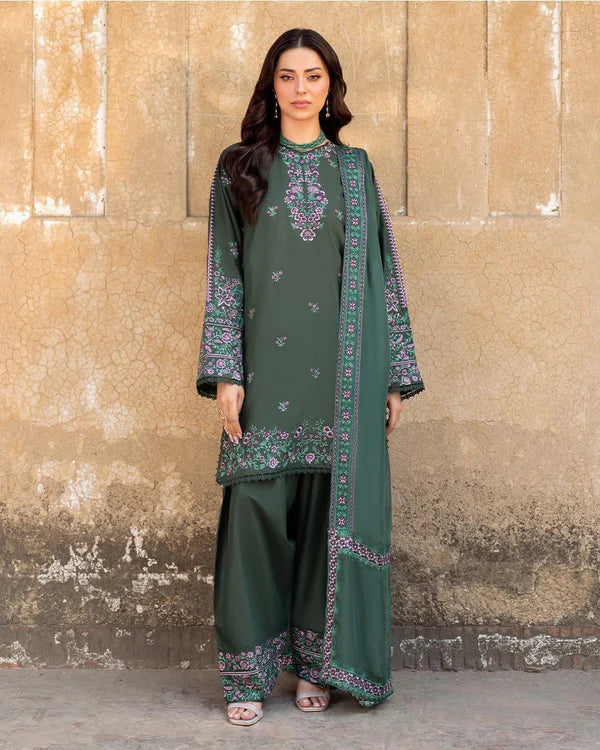 ZARMEEN NOIR – WINTER 3PC EMBROIDERED SUIT