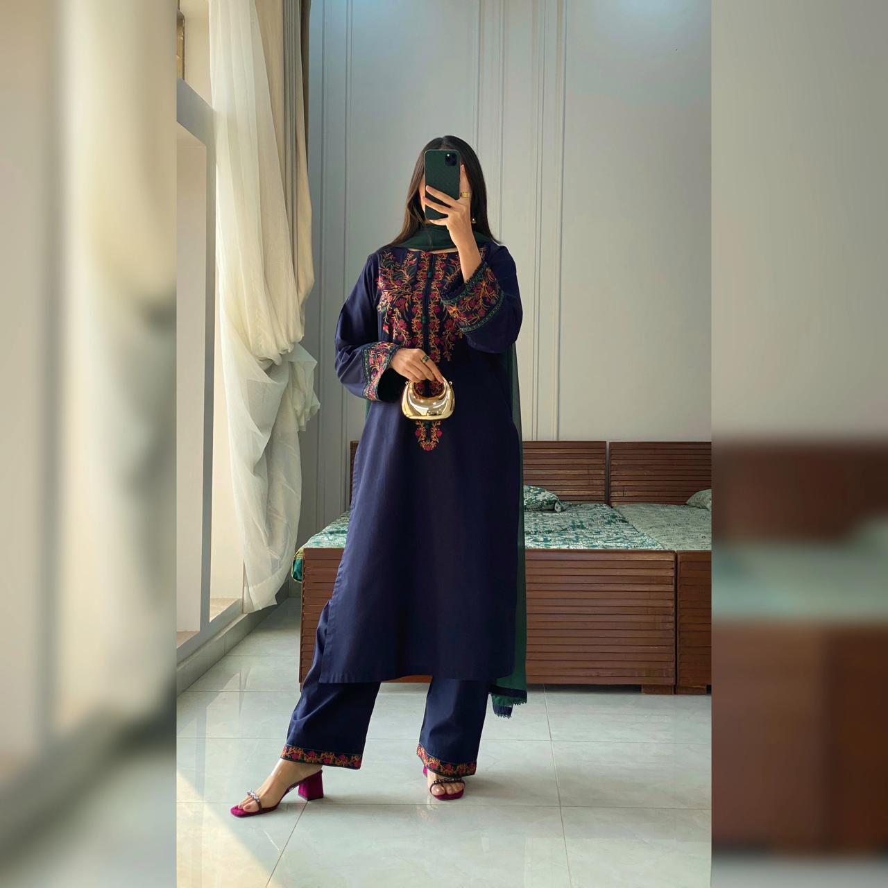 Sayah – 2PC Stone Linen Set