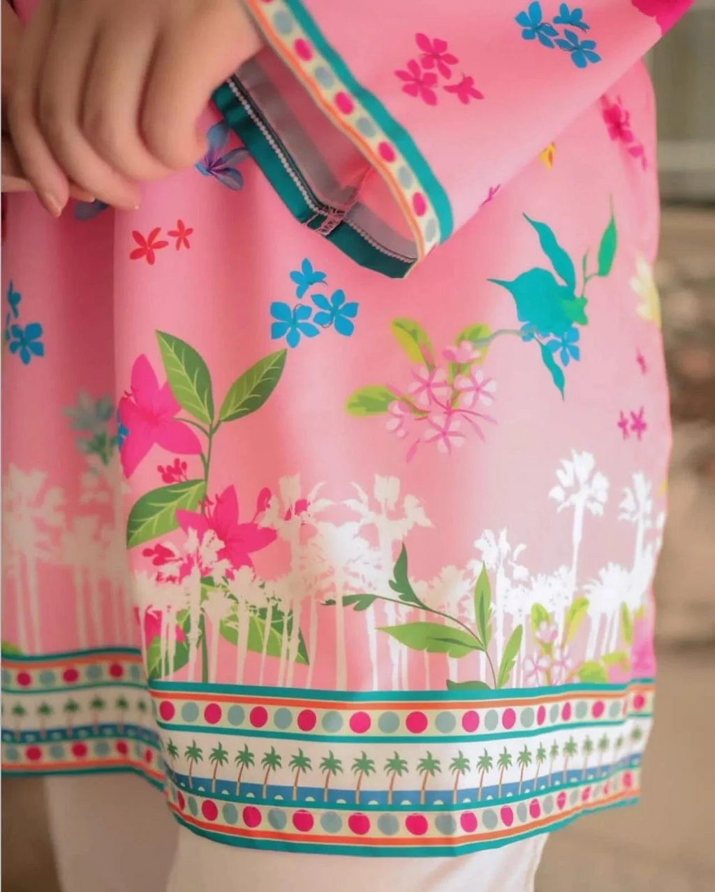 Petal Muse – Floral Digital Print 2-Piece Set