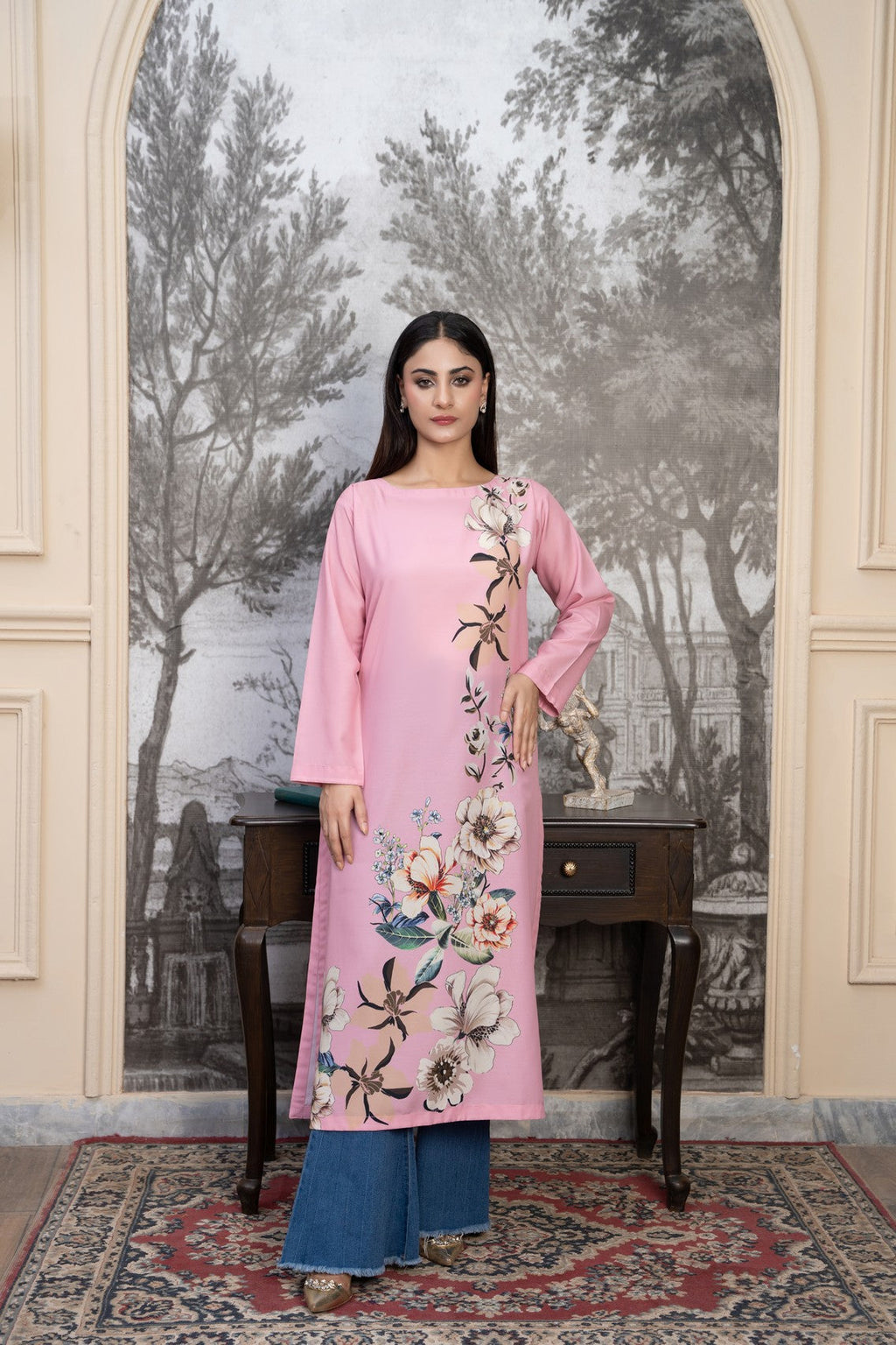 Pink Tulip – Linen Shirt