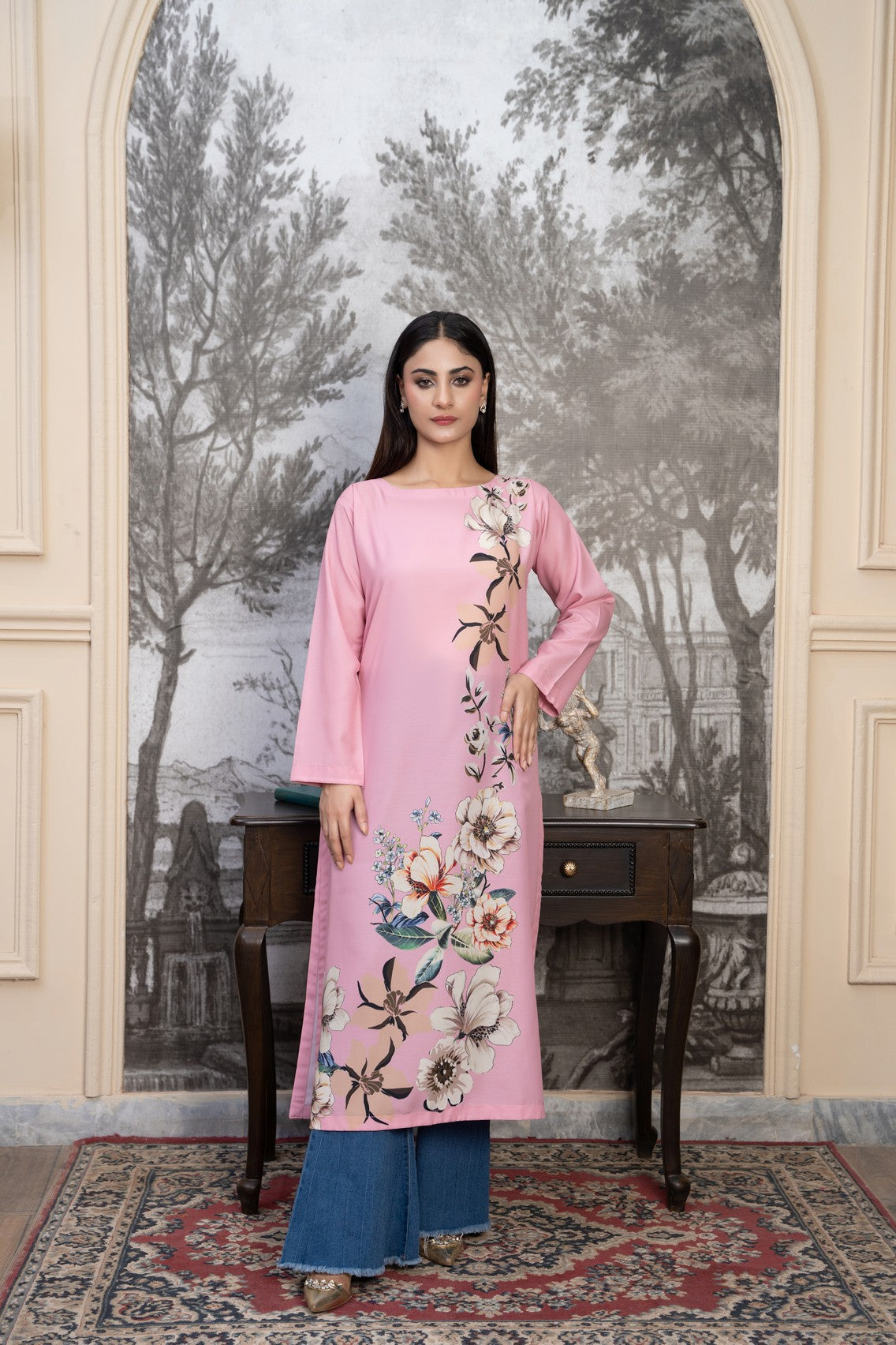 Pink Tulip – Linen Shirt