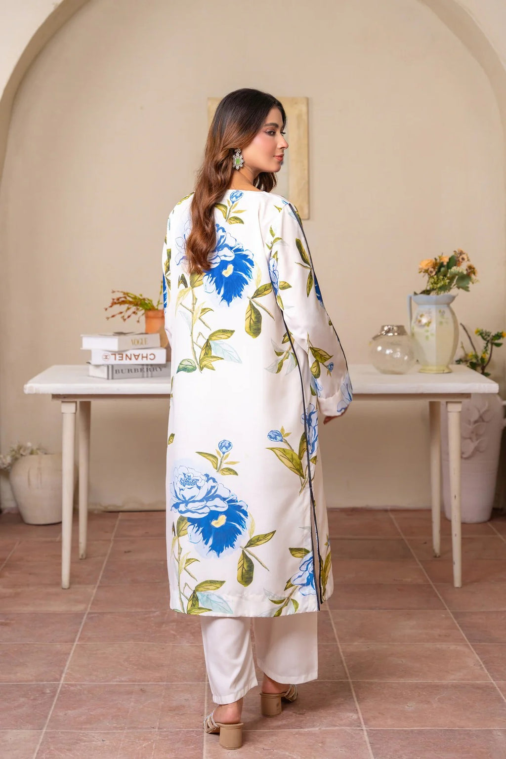 White Breeze – Silky Lawn 2PC Suit