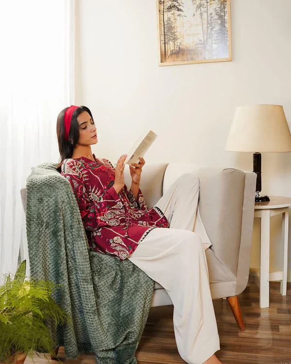 Floral Dusk – Digital Silk 2-Piece Set