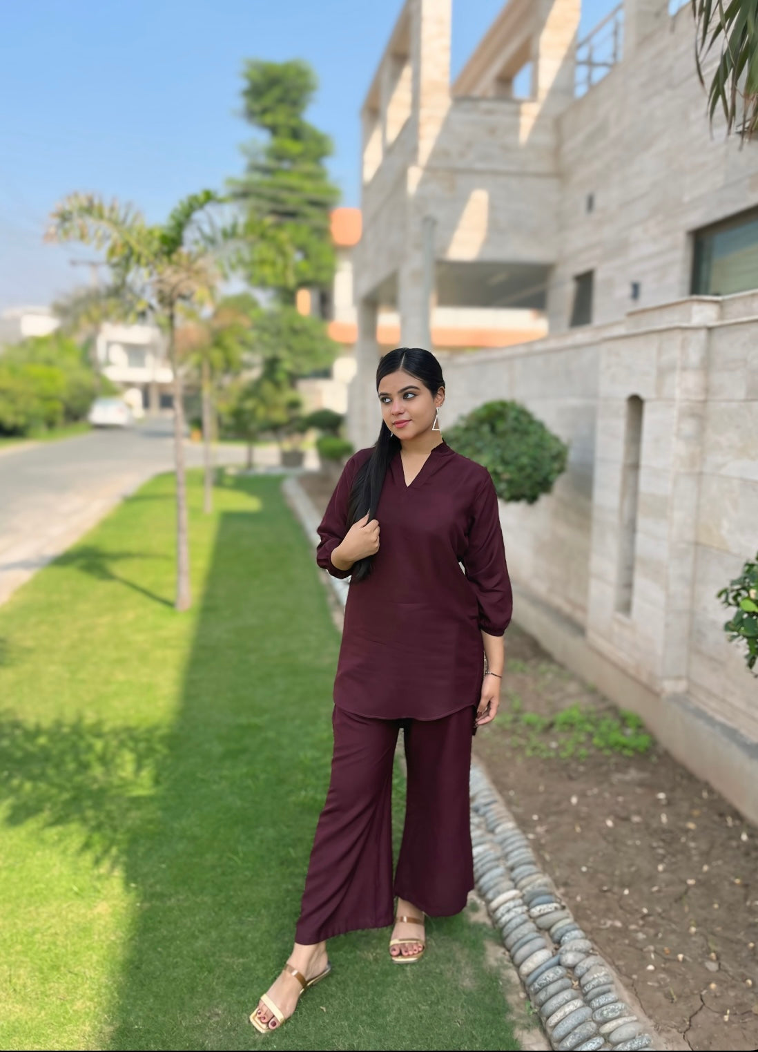 Amel – 2PC Linen Suit