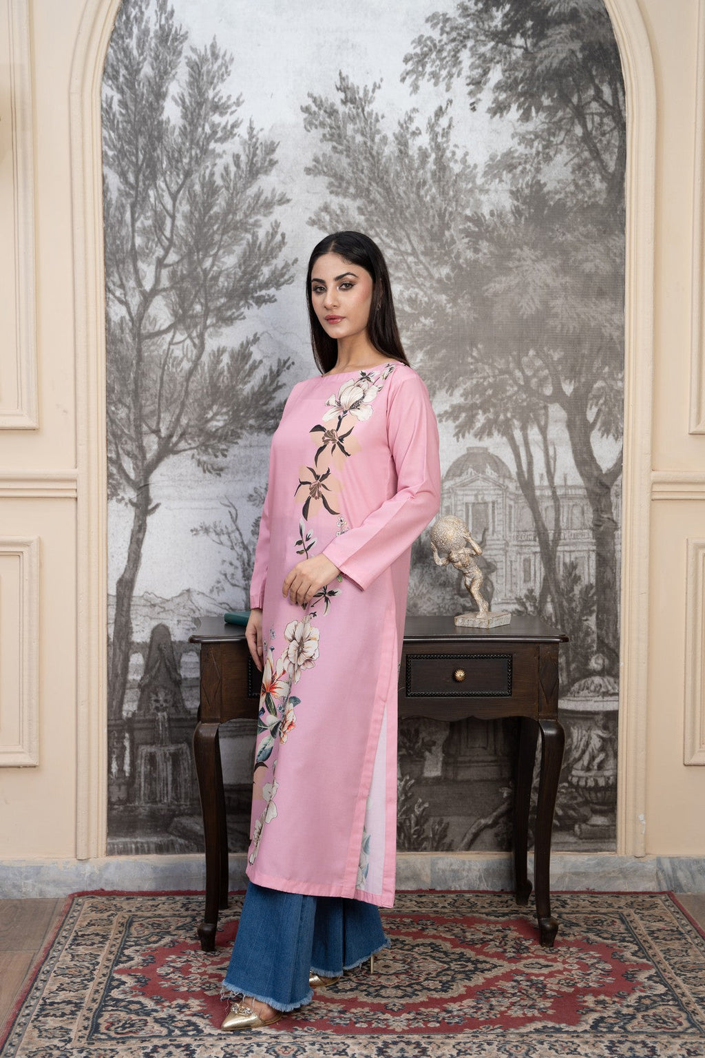 Pink Tulip – Linen Shirt