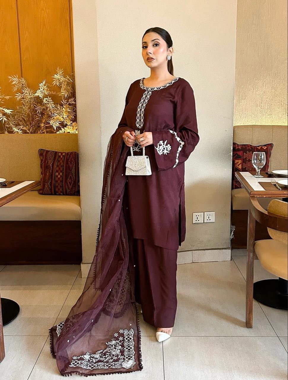 Mehar – Dhanak 3PC Suit