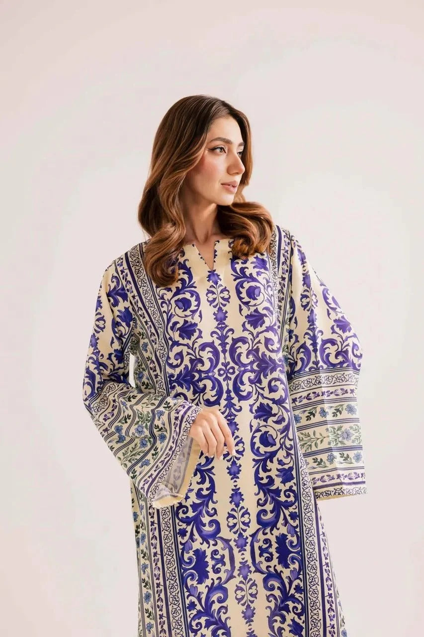 Sara – Grip Silk Kaftan 2PC